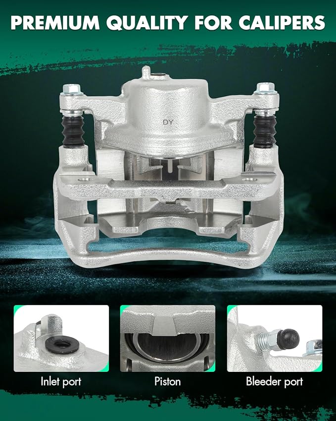 SCITOO Front Left Brake Caliper With Bracket 19B1461 Compatible For Acura For CL/For Integra/For TL,For Honda For Accord/For CR-V/For Odyssey/For Prelude, For Isuzu For Oasis