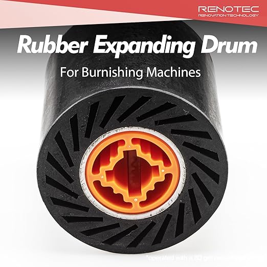 Rubber Expanding Drum 3 Pcs for Abrasive Sanding Bands, 3.5" x 4" with 3/4" Quad Keyway