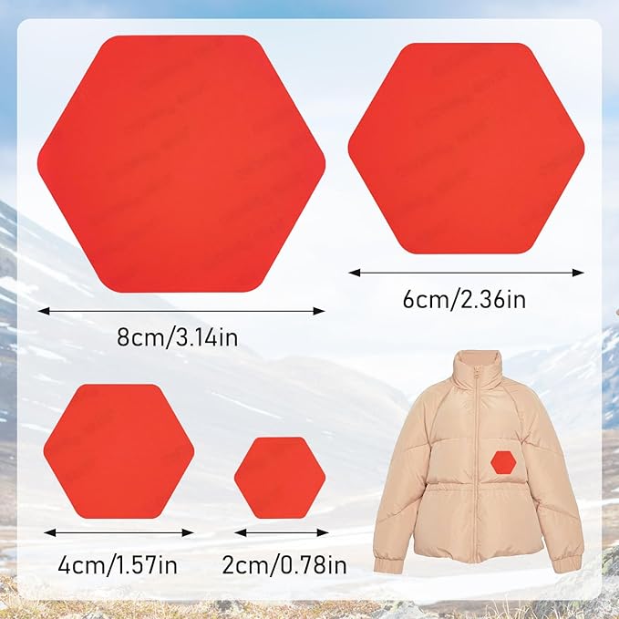 Down Jacket Repair Patches - Highly Effective Repair of Nylon Fabric, Waterproof Self-Adhesive Repair Patch for Down Jackets, Tents, Raincoats, Outdoor Equipment