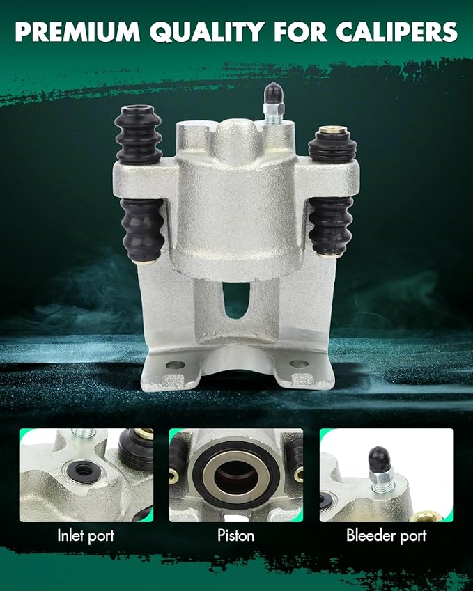 SCITOO Rear Left Brake Caliper Without Bracket 184859 Compatible For Ford For F-150 2004-2011 For Ford For Lobo 2005-2009 For Lincoln Mark LT 2006-2008 2010-2011