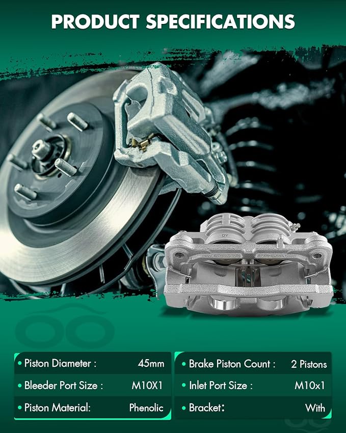 SCITOO 18B4799 Front Right Brake Caliper w/Bracket For Buick For Rainier,For Chevrolet For SSR/For Trailblazer,For GMC For Envoy XL,For Isuzu For Ascender,For Saab For 9-7x