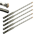 Direko SDS Plus Rotary Hammer Drill Bits 5-Piece Carbide-Tipped for Masonry，Concrete,Brick Granite etc (HD-A1/4 x8)