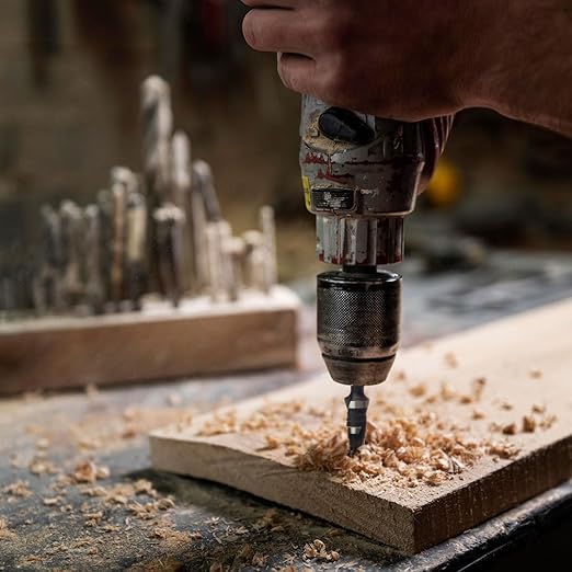KAYGO M35 Step Drill Bit for Metal,1/4 to 3/4 inch Step Drill Bits for Stainless Steel Aluminum Wood Plastic,1/4 inch Hex Shank,Spriral Drouble-Fluted