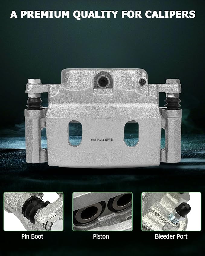 SCITOO Front Right Brake Caliper With Bracket 18B4918 Compatible For Cadillac 2007-2008 For Chevrolet 2005-2008 For GMC 2005-2008