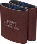 12 Packs 8 x 19 inch 60 Grit Cloth Floor Sanding Belts Ideal for Sanding Commercial and Residential Flooring