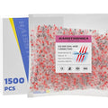 haisstronica 1500PCS Red Solder Seal Wire Connectors, 22-18 AWG Marine Grade Waterproof Electrical Butt Terminals