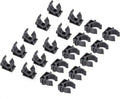 Pipe Clip Plastic Tubing Clamp for 3/4"(25mm OD) Tubing 20PCS