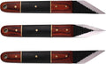 3pc Marking Knife within Tin Box, Marking Gauge Woodworking, Premium Woodworking Tool with High Speed Steel Sharp Blade, Beautiful Wood Handle