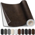 Leather Repair Patch, 17X79 inch Strong Sticky Repair Patch Self Adhesive Waterproof, DIY Large Vinyl Patches for Couches, Furniture, Sofa, Car, Chair (DBrown, 17X79 inch)