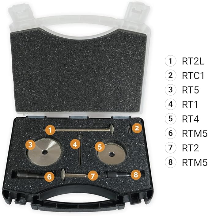 Repair Kits - Faster & Easier to Chase, Restore & Clean Internal or External Threads, All in One Universal Thread Files Set, Inch, Metric, Grooves, Glands, ACME, Buttress Thread