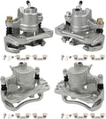 cciyu Front & Rear Brake Calipers Assembly w/Bracket 2005 2006 2007 For Toyota For Avalon,2005 2006 For Toyota For Camry,2004 2005 2006 2007 2008 For Toyota For Solara 19B2714 19B2715 19B2697 19B2696