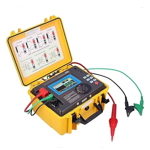 ETCR3500 Digital High Voltage Insulation Resistance Meter Tester High Voltage Megohm Meter with Max Range 5kV 5TΩ 5mA