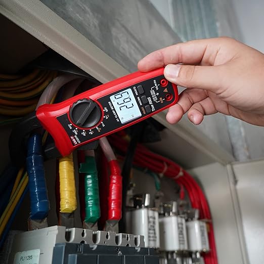 UNI-T UT201R Digital Clamp Meter AC Current TRMS HVAC Amp Ohm Volt Meter Clamp On Multimeter Auto Ranging 4000Counts AC Current Frequency NCV AC DC Voltage Frequency Resistance Continuity Diode Tester