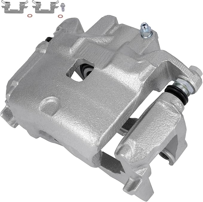 cciyu Front Right Brake Caliper Assembly w/Bracket 19B7103 2013 2014 2015 2016 2017 2018 2019 2020 2021 For Nissan For Altima,2014 2015 2016 2017 For Nissan For LEAF