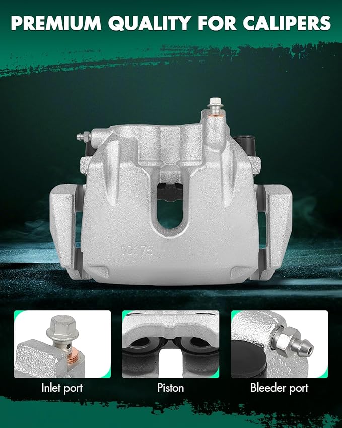 SCITOO 18B5297A Front Left Disc Brake Caliper Assembly w/Bracket For Dodge For Durango 2011-2018,For Jeep For Grand Cherokee 2011-2020