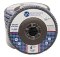 Benchmark Abrasives 4.5" Premium Zirconia Type 27 Flap Discs Grinding Wheels for Sanding Stock Rust Removal Finishing Grinding Deburring Stainless Steel, 7/8" Arbor (10 Pack) - 60 Grit