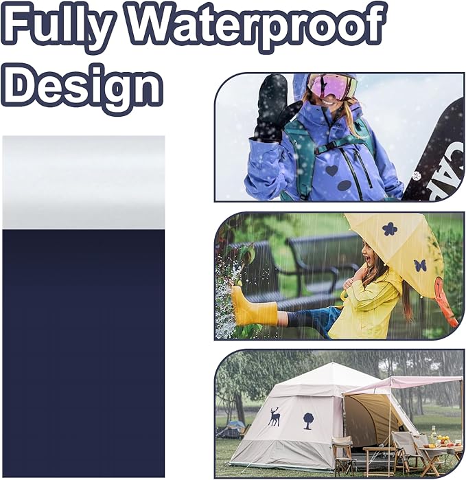 78.8 x 3 inch Nylon Repair Patch Self-Adhesive Fabric Patch Down Jacket Repair Patches for Puffer Jackets Tenacious Tape Polyester Waterproof Lightweight Outdoor Tent Repair Patch Kit for Clothes Bag