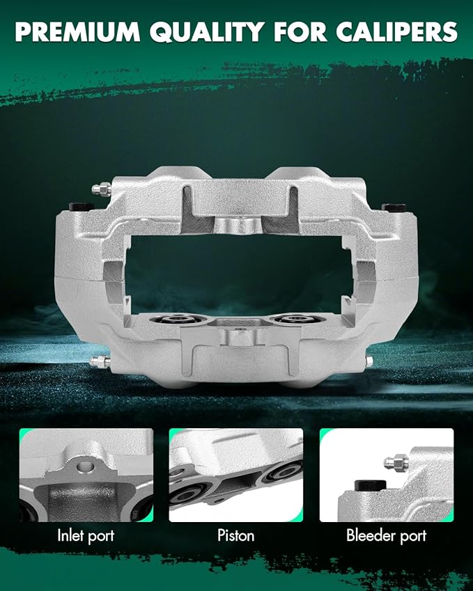 SCITOO 187020 187019 Rear Left & Right Disc Brake Calipers Fit For Chev For Corvette 1965-1967 1969-1982, 4 Pistons
