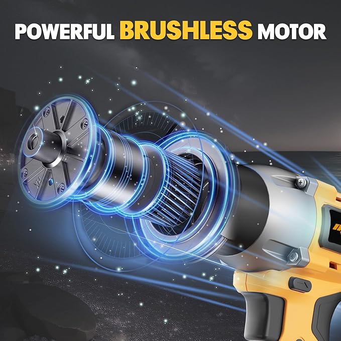 Cordless Rivet Gun Compatible with Dewalt 20V MAX Battery(Tool Only), 2248Lbf Electric Brushless Blind Riveter Tool, Pop Rivet Tool, Heavy Duty Automatic Riveter for 3/32", 1/8", 5/32",1/5" Rivets