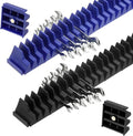 PATIKIL 46pcs Magnetic Wrench Organizer for Tool Box, Magnetic Modular Wrench Organizer Holder Toolbox Universally for 46 Tools Drawer Chest Ratcheting Offset Wrenches, Black Blue