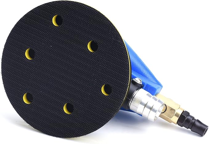 5" Professional Orbital Sander, Dual Action Palm Sander for Auto Body Work, Hook and Loop Vacuum System