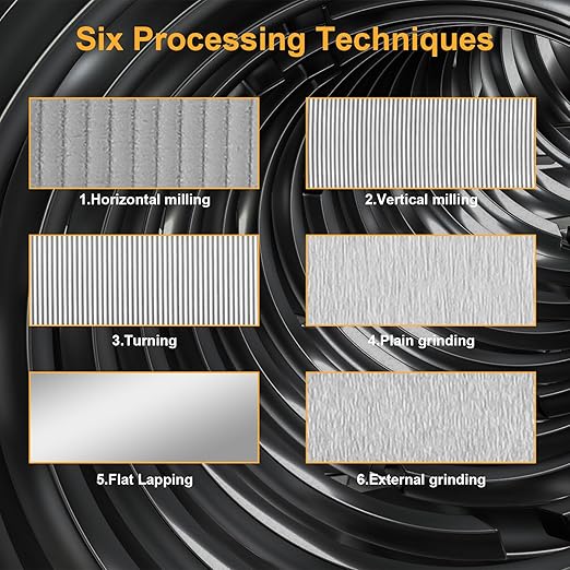 30PCS Surface Roughness Comparator,Surface Finish Comparator Set,Roughness Test Block Ra0.05-12.5mm Microfinish Comparator for Machinery Manufacturing Lathe Teaching
