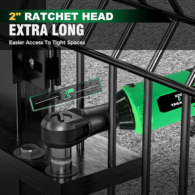 Cordless Electric Ratchet Wrench Set, 40FT-LBS (45N.m) 3/8" Ratchet, 12V Cordless Ratchet Wrench, 2.0Ah Battery Electric Impact for Car Home, Only 1 Battery