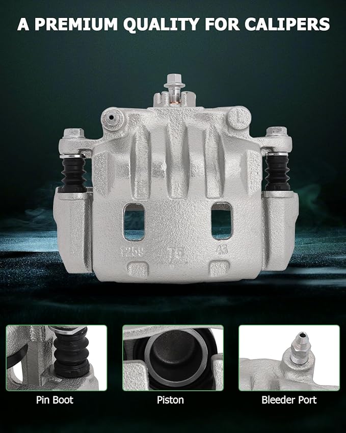 SCITOO Front Right Brake Caliper With Bracket 19B2682 Compatible For Saab 9-2X 2005-2006 For Subaru Impreza 2002-2016 For Subaru Legacy 2003-2004