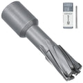 KEENTECH Carbide-Tipped Annular Cutter, 5/8" Diameter x 1-3/8" Depth, 3/4" Weldon Shank (2 Flat), High Speed Cutting TCT Mag Drill Bit with Pilot Pin for Harder Material, Stainless Steel, Cast Iron