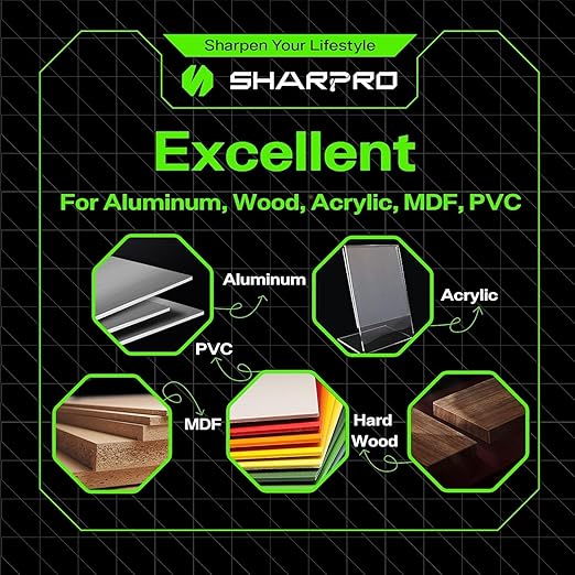 Spiral Upcut Router Bit 1/8 Inch Shank 1/8 Inch Cutting Dia. 1'' CL. Extra Long 2'' OVL. Carbide Upcut CNC Router Bit, Ideal for Wood Engraving and Plunging Applications (5PCS)