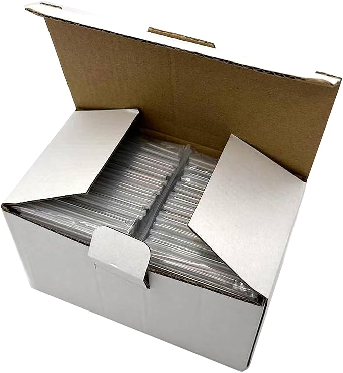 Premium Fiber Optic Fusion Splicing Sleeves Protector Adapter Heat Shrink Tube Clear 1000pcs Per Box 2.5mm Dia After Recovery, 40mm (L)