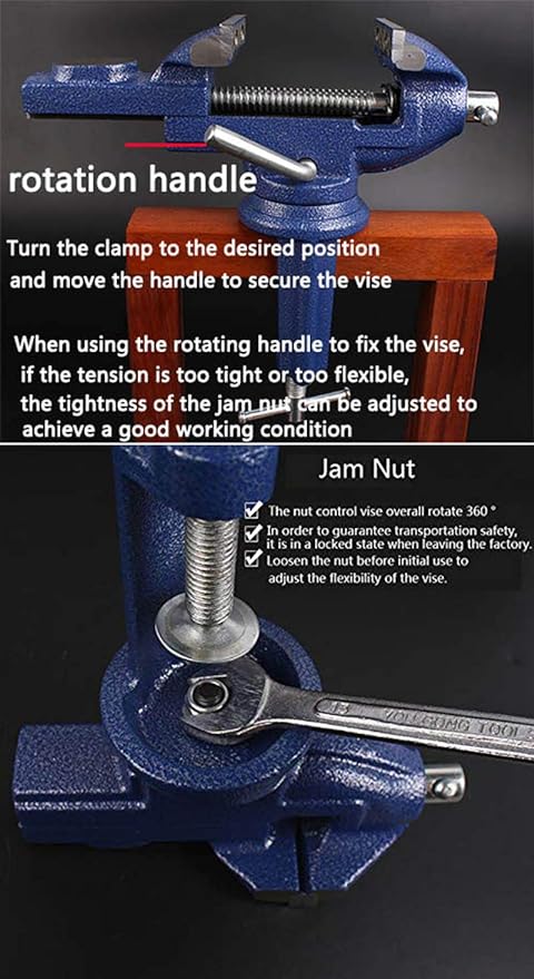 MYTEC Home Vise Clamp-On Vise，2.5"