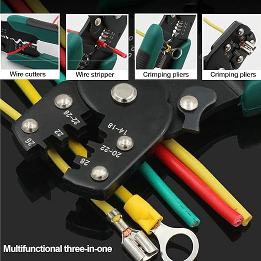 Tnisesm 301Pcs Insulated Wire Electrical Connectors Assortment Kit with Ring, Spade, Butt, Quick Disconnect, Crimp Automotive Cable Terminals