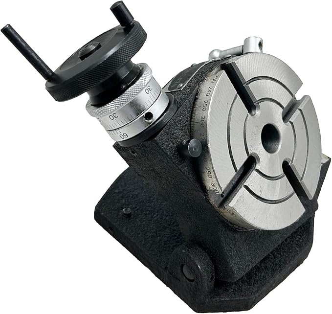 MachEl Precision 4"/100mm Tilting Rotary Table with MT2 Bore – Ideal for Milling and Lathe Applications