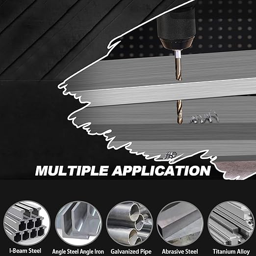 Hex Shank Cobalt Drill Bit Set 59Pcs 1/16"-3/8", M35 HSS Impact Driver Drill Bits for Metal and Hardened Steel, with Indexed Storage Case