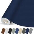 Canvas Repair Patch, 17X158 Inch Strong Sticky Fabric Repair Tape, Self-Adhesive Fabric Patch for Sofas, Tote Bags, Clothing, Car Seats, Furniture (Dark Blue, 17X158 Inch)