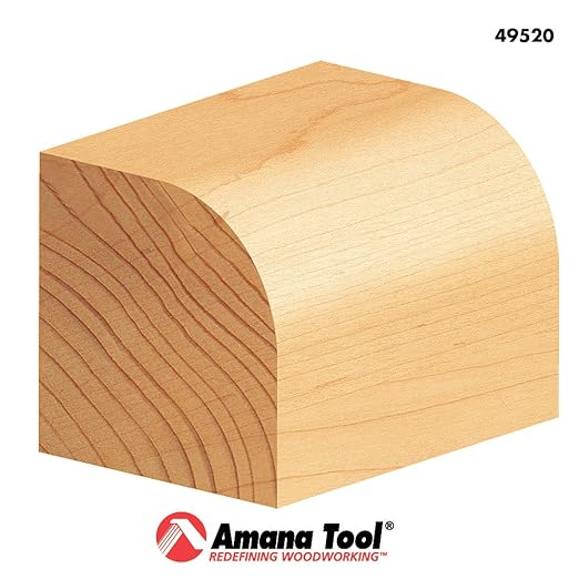 Amana Tool - 49520 Carbide Tipped Corner Round 3/4 Radius x 2" Dia x 1" 2 Shan