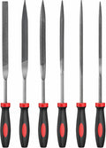 Hi-Spec 6pc Metal Small Needle Hand File Tool Set Kit. Fine Micro Steel Files. Flat, Half, Round & Triangle for Crafts, Metal & Wood Work.