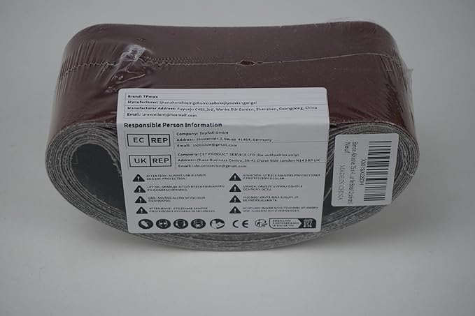 3x18 3 x 18 Inch Sanding Belt Pack 3-Inch x 18-Inch,12 Pcs(4 Each of 80 120 150 Grits) Aluminum Oxide for Sander