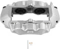 SCITOO 187017 Front Left Disc Brake Caliper Fit For Chev For Corvette 1965-1982, 4 Pistons