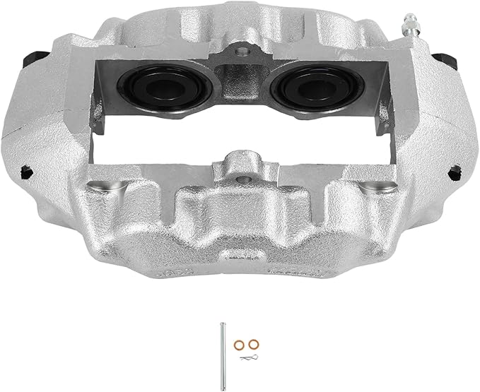 SCITOO 187017 Front Left Disc Brake Caliper Fit For Chev For Corvette 1965-1982, 4 Pistons