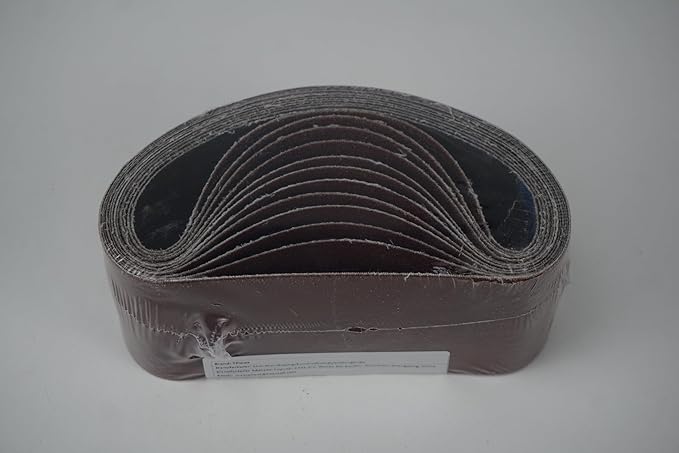 3x18 3 x 18 Inch Sanding Belt Pack 3-Inch x 18-Inch,12 Pcs(4 Each of 80 120 150 Grits) Aluminum Oxide for Sander