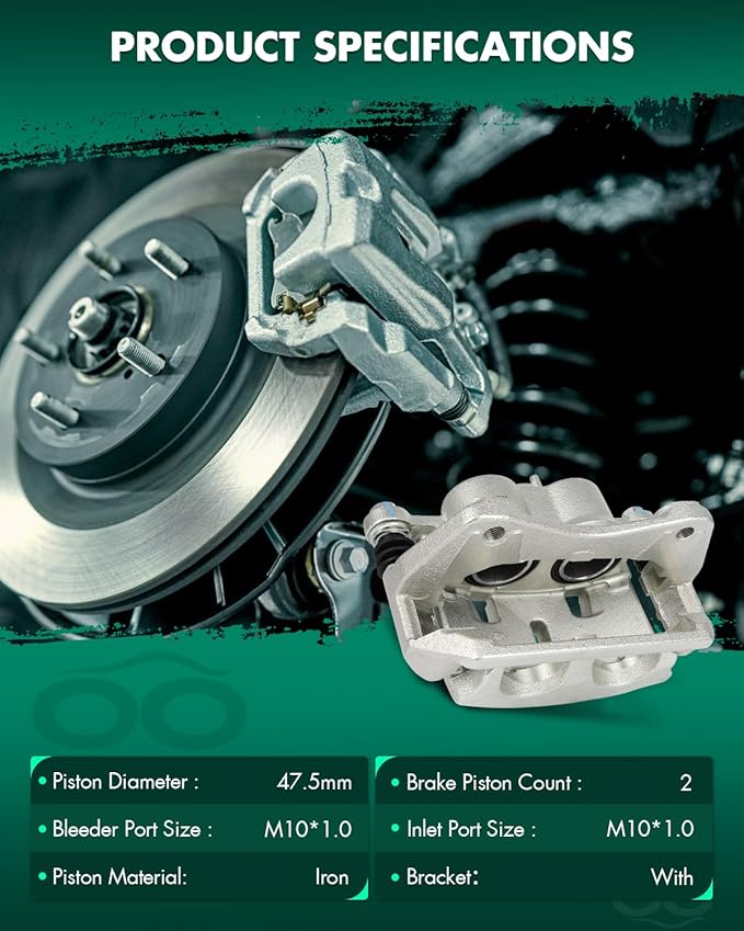 SCITOO 19B3827 Front Right Disc Brake Caliper Assembly w/Bracket For Honda For Pilot 2009-2015