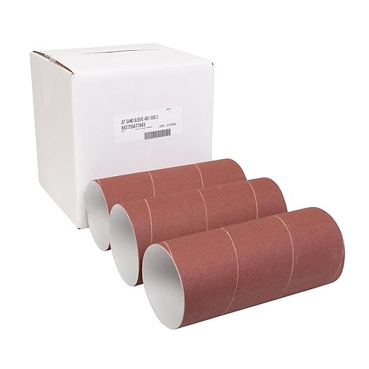 JET 4" x 9" Sanding Sleeves, 100 Grit (575953)