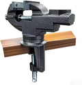 Home Vise Universal Rotate 360° Work Clamp-On Vise Table Small Bench Vice for Jewelers Hobby Clamps Craft Repair Tool Portable Work Bench Vise (mini) (Black, 2 INCH)