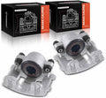 A-Premium Disc Brake Caliper Assembly Without Bracket Compatible with Select Jeep Models - Cherokee, Comanche, Grand Cherokee, TJ, Wagoneer, Wrangler - Front Driver and Passenger Side