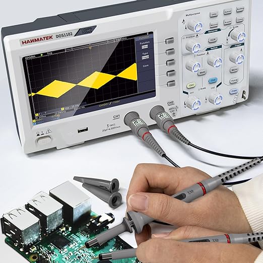 HANMATEK Universal Oscilloscope Probe HM5060 with Accessory Kit 60MHz 1X 10X