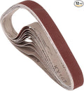 12 Pcs Sanding Belts 1 x 30 Inch 240 Grit Aluminum Oxide Abrasive Sandpaper for Belt Sander Metal Grinding Wood Working Weld Rust Removal