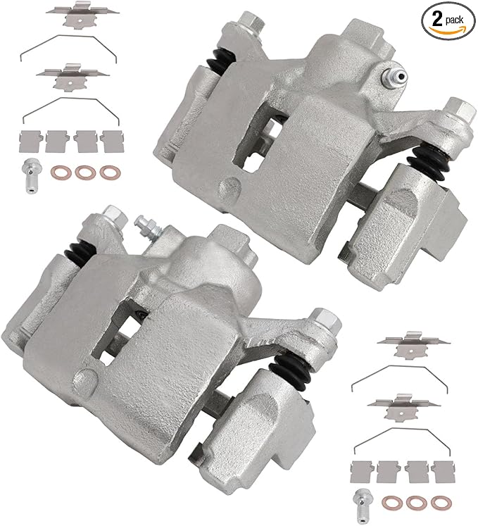 cciyu 18B4644 18B4645 Rear Left & Right Brake Calipers With Bracket For Buick,For Chevy,For Oldsmobile,For Pontiac