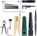 Jewelers Wax Ring Carving Tool Kit Jewelry Ring Wax Tube Molds Making Lost Wax Casting Kit Wax Ring Saw with Blades Wax Ring Sizer Jewelers Wax File Bench Pin
